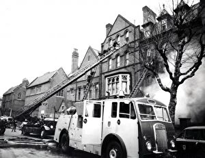 Michael Collection: Middlesex Fire Brigade in the London Fire Brigade area