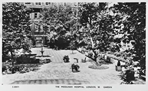Paving Collection: Middlesex Hospital Garden, Mortimer Street, London