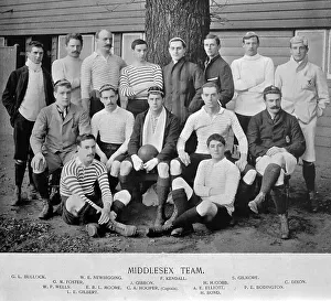 Middlesex Rugby Team in the 1890s