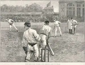 Handed Prints: Middlesex Vs. Notts 1892