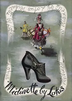 Lotus Prints: Midinette Shoes 1948