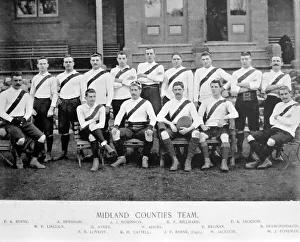 Midland Counties Rugby Team in the 1890s