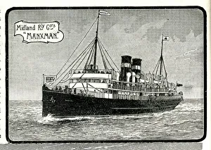 Midland Railway Co's steamship, Manxman