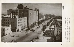 Osaka Prints: Midosuki Avenue - Osaka, Japan