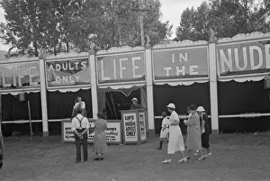 Vermont Prints: Midway attraction, State Fair, Rutland, Vermont