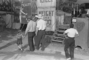 Carnival Prints: Midway and carnival, Shelby County Fair and Horse Show, Shel