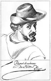 Images Dated 15th May 2012: Miguel De Cervantes / Hat