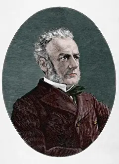 Miguel Lobo y Malagamba (1818-1876). Spanish navy. Engraving
