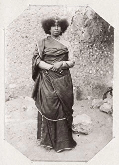 Madagascar Gallery: Miixed race (?) woman, Madagascar