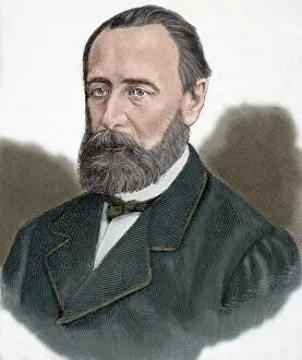 Images Dated 9th February 2014: Mikhail Katkov (1818-1887). Engraving. Colored
