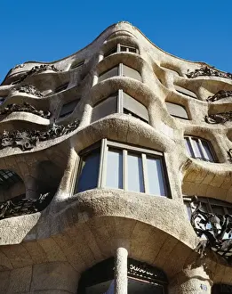 Gaudi Prints: Mila House. Barcelona. Spain
