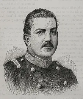 Serbian Ottoman Prints: Milan I (1854-1901). Prince of Serbia, as Milan