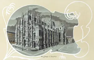Milano Prints: Milan, Italy - The Duomo