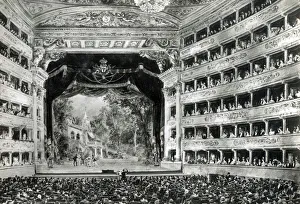 Alla Gallery: Milan, Italy - Interior of the Teatro alla Scala