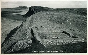 Hadrians Prints: Milecastle 39 (Castle Nick) - a milecastle on Hadrian's Wall