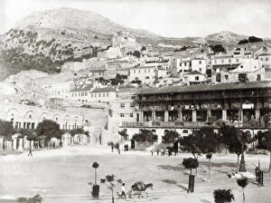 Gibraltar Gallery: Military Barracks, Gibraltar, c.1880