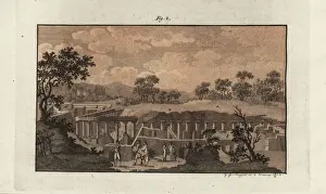 Garrison Prints: The military barracks at Pompeii