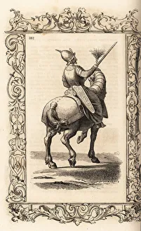 16th Century Prints: Military Beglerbeg of Anatolia, Ottoman Empire, 16th century