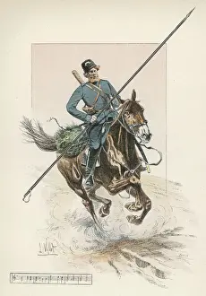 Cossack Prints: MILITARY / COSSACK RIDING