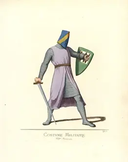 Levyfils Prints: Military costume, 13th century