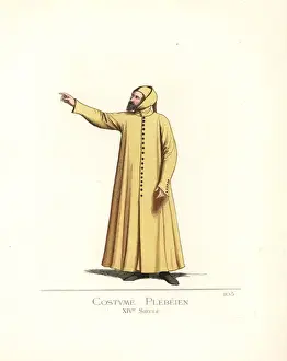 Military costume of a Tuscan gentleman, 15th century