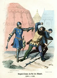 Images Dated 14th February 2019: MILITARY / DRESS / 14TH CENT