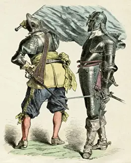 Common Wealth Prints: Military / Dress / 17th Cent