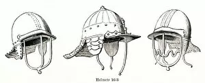 Military helmets 1645