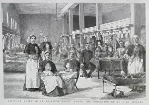 Nuns Prints: Military Hospital at Abassieh, Egypt