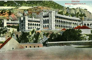 Cumbo Prints: Military Hospital from North West, Gibraltar
