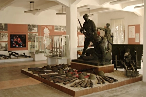 Images Dated 9th August 2007: Military Museum of the Citadel. Room. Gjirokaster Castle. Re