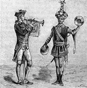 Images Dated 9th September 2011: Military music - 18th century musicians(6 of 8)