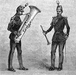 Images Dated 9th September 2011: Military music - musicians of the republican guard(8 of 8)