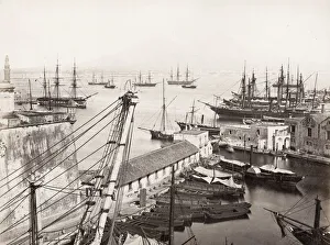Harbor Gallery: Military naval arsenal, Napoli, Naples, Italy