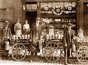 Milkman Prints: Milk Delivery Men early 1900s