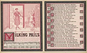 Gentle Prints: Milking pails, words and music