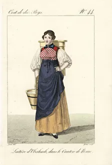 Chemise Gallery: Milkmaid of Oberhasli, Switzerland, 19th century