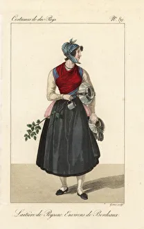 Bordeaux Gallery: Milkmaid of Pessac, Bordeaux, France, 19th century