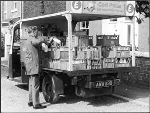 Milk Collection: Milkman and his Float