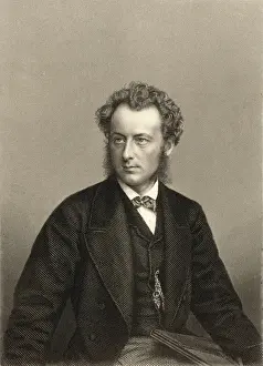 Raphaelite Prints: Millais / With Book