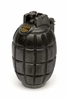 Oval Collection: Mills Bomb No 5 hand grenade, used during World War One