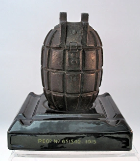 Images Dated 31st January 2012: Mills hand grenade made as an ink stand