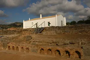 Milreu ruins. Roman Villa (1st - 4th century A. D. ). Estoi. A