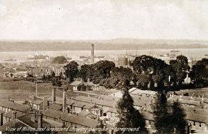 Milton Prints: Milton Barracks near Gravesend, Kent - toward River Thames