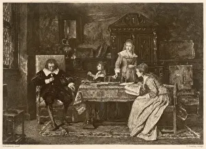 Milton Prints: Milton Dictates: daughter