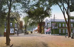 Sunblind Prints: Milton Square, Ballston Spa, New York State, USA
