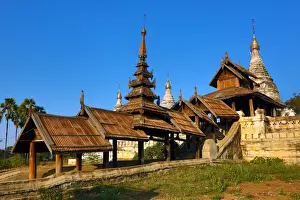 Temples Prints: Min O Chantha Paya Group Temple Pagoda, Bagan, Myanmar