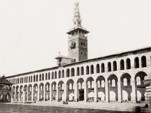 Fiancee Prints: Minaret de la Fiancee Great Umayyad Mosque Damascus