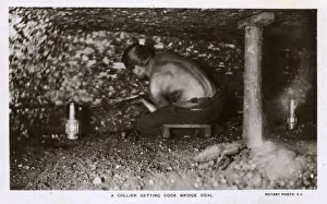 Prop Collection: Miner at work within the Great Harwood Colliery