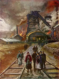 Wales Gallery: Miners Coming to Work